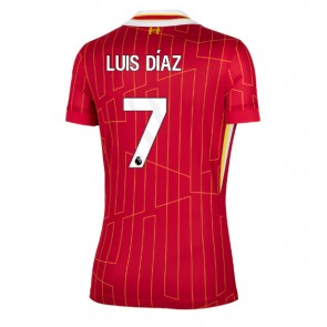 Liverpool Luis Diaz #7 Dámské Domácí Dres 2024-25 Krátký Rukáv